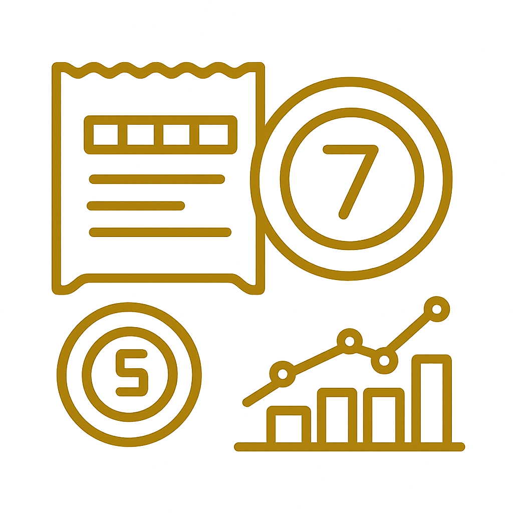 Icon representing Tashan Lottery features guidance.