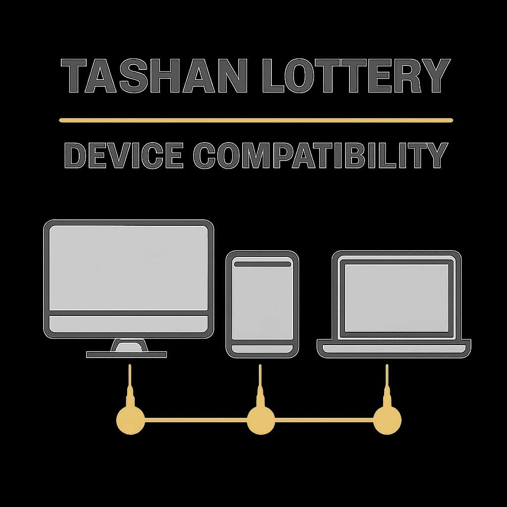 An illustration showing Tashan Lottery Device Compatibility aspects.
