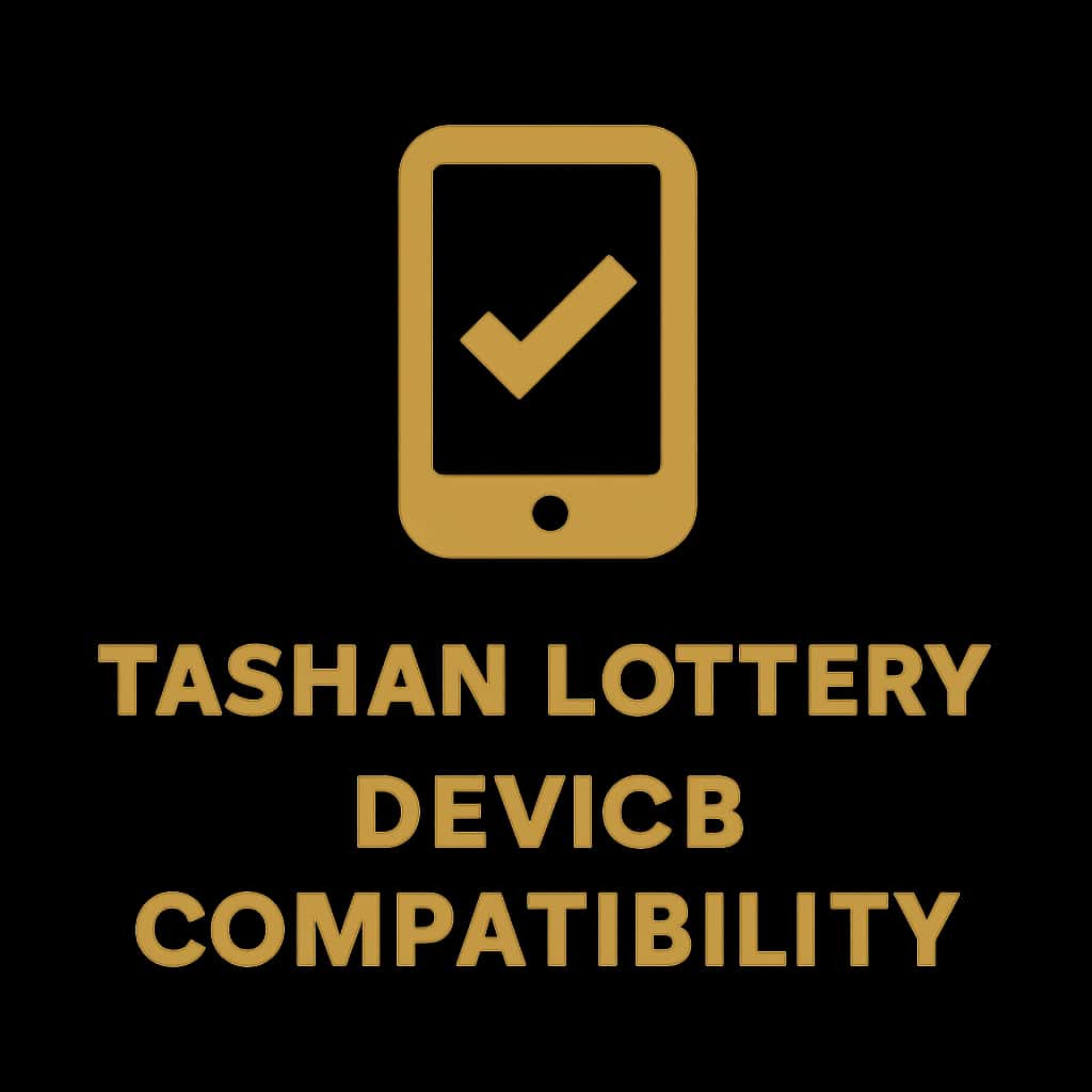 An icon representing Tashan Lottery Device Compatibility.