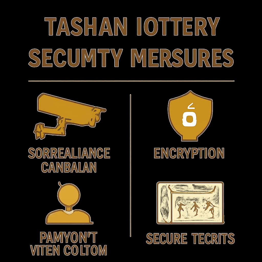 Illustration depicting Tashan Lottery security measures.