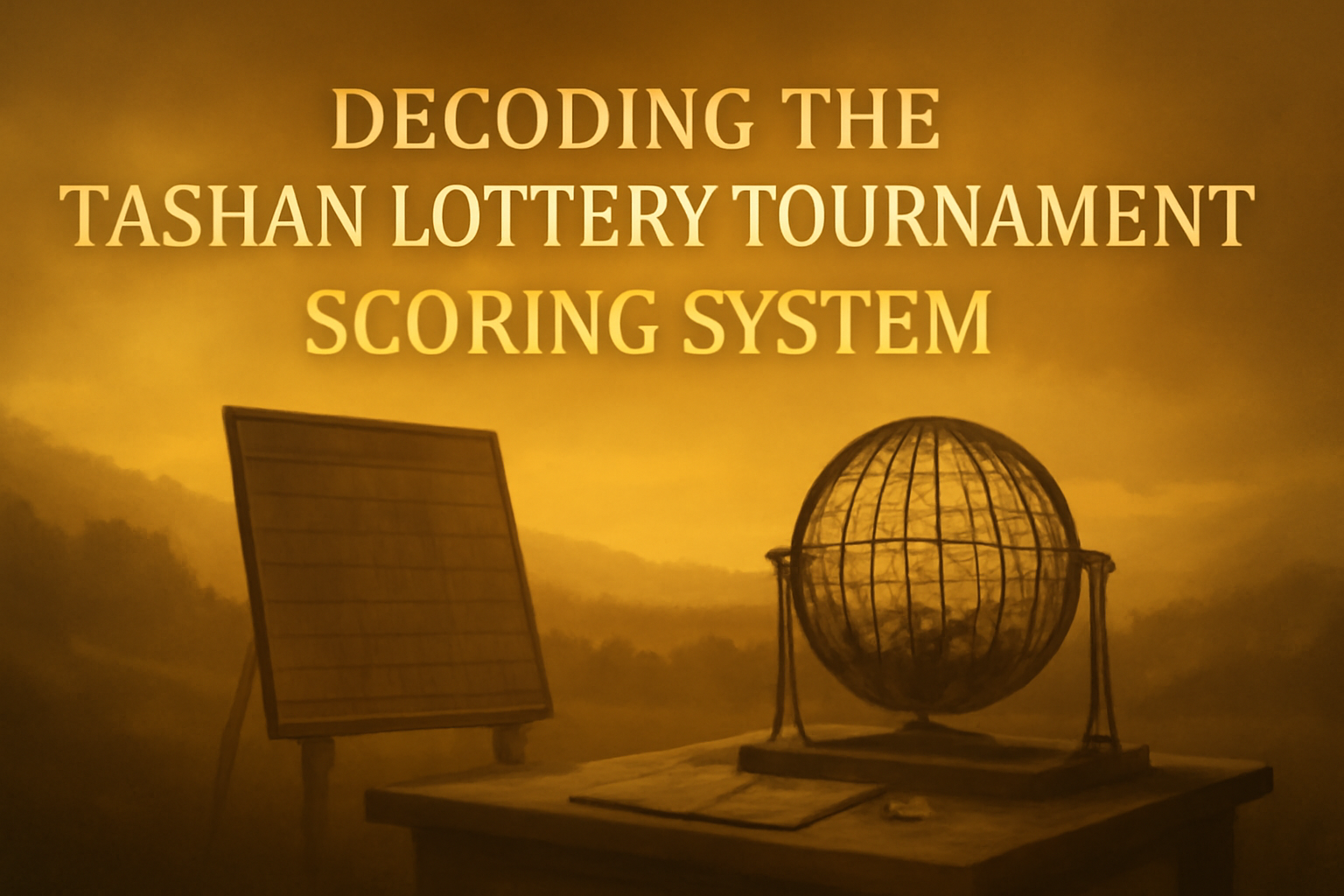 Scene representing Tashan Lottery Update Notifications with a neutral informational theme.