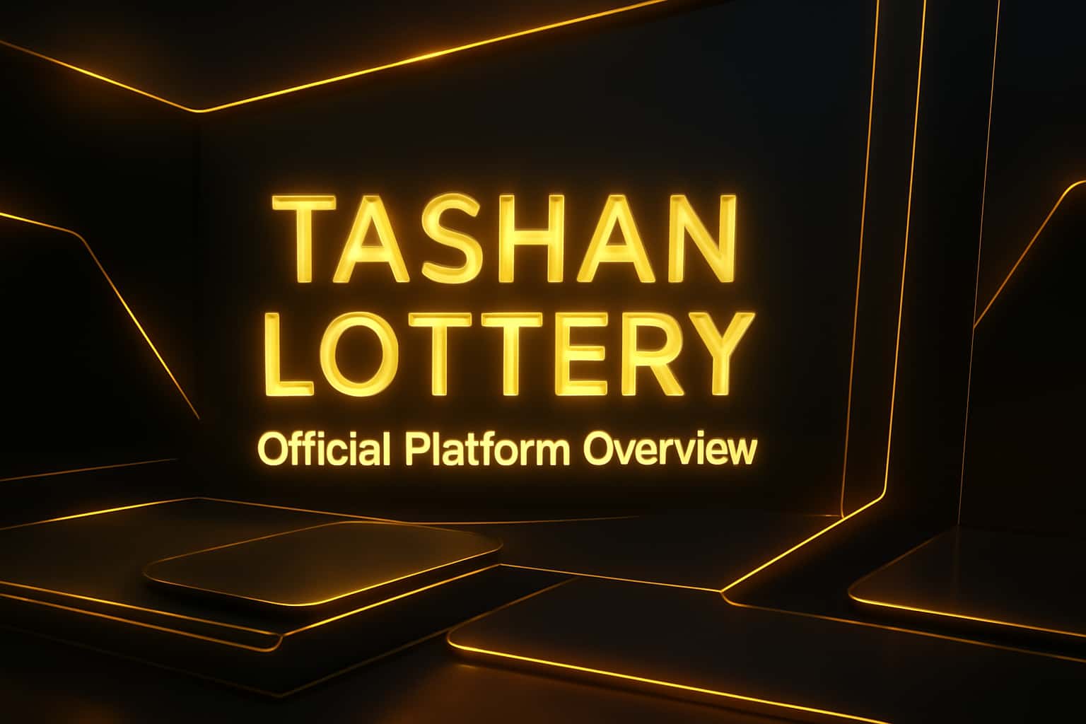 Futuristic lottery platform background
