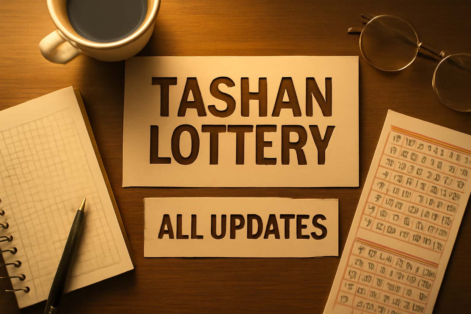Informational graphic on Tashan Lottery updates.
